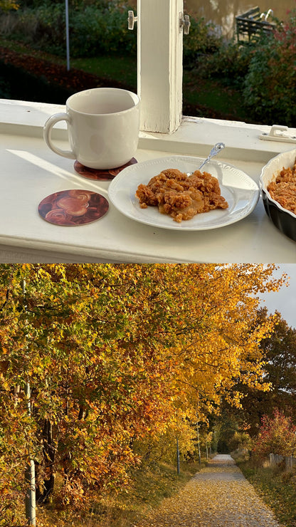 ÄPPELPAJ | Glasunderlägg 4-pack